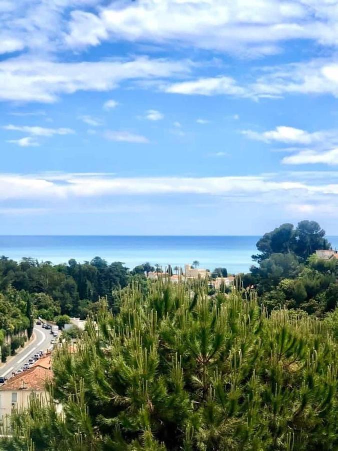 Appartement Luxe - 3 Pieces Avec Vue Mer, Piscine Et Tennis Ница Екстериор снимка